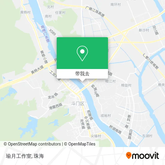 瑜月工作室地图
