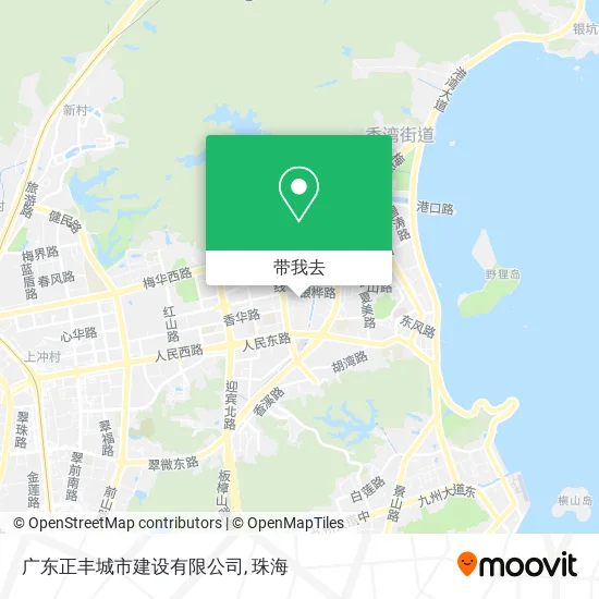 广东正丰城市建设有限公司地图