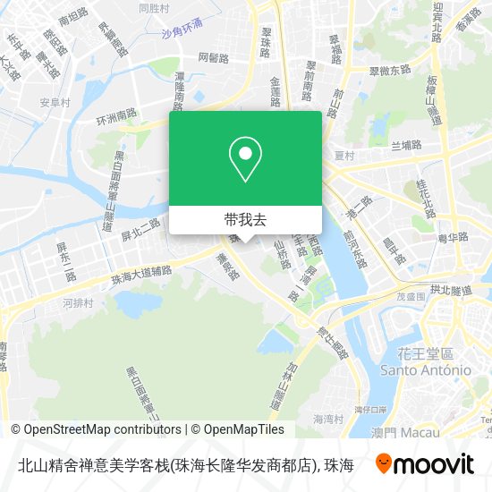 北山精舍禅意美学客栈(珠海长隆华发商都店)地图