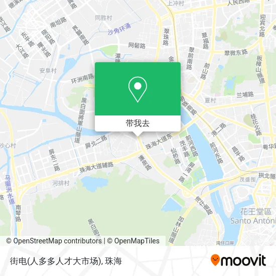 街电(人多多人才大市场)地图