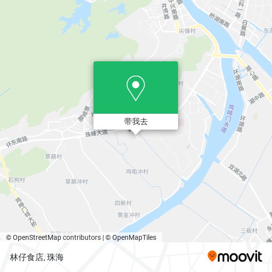 林仔食店地图