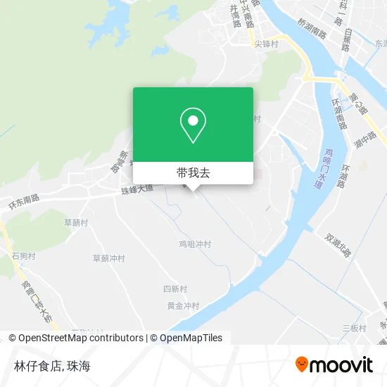 林仔食店地图