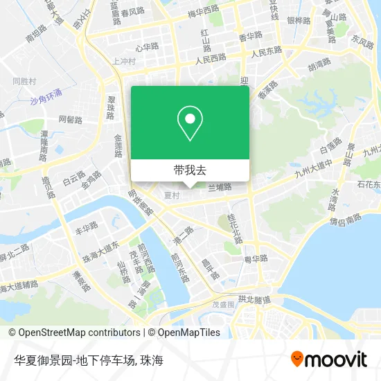 华夏御景园-地下停车场地图