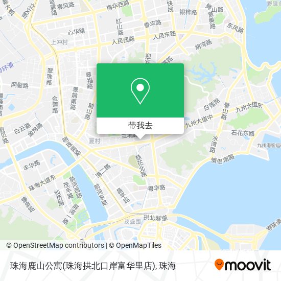珠海鹿山公寓(珠海拱北口岸富华里店)地图