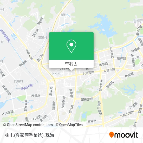 街电(客家唇香菜馆)地图