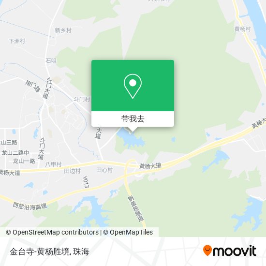 金台寺-黄杨胜境地图