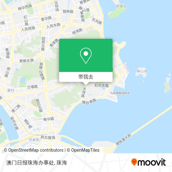 澳门日报珠海办事处地图