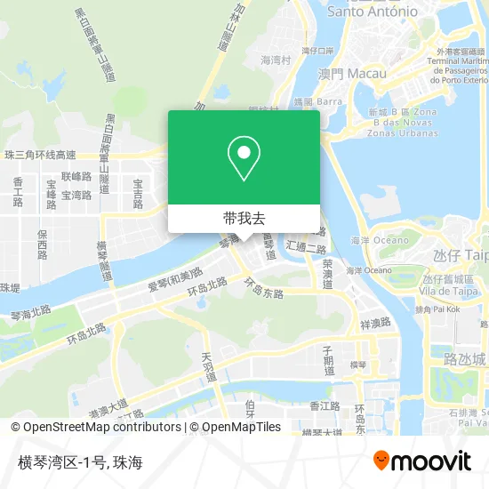 横琴湾区-1号地图