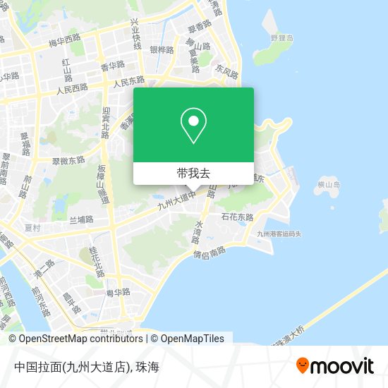中国拉面(九州大道店)地图