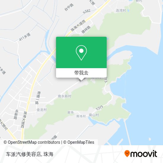 车派汽修美容店地图