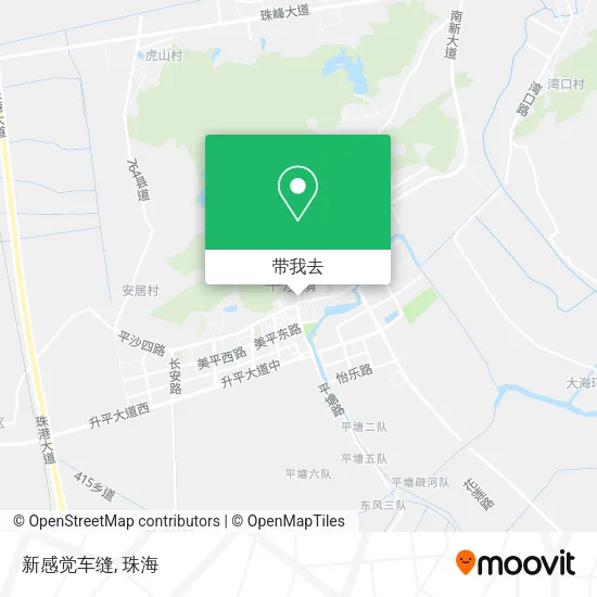新感觉车缝地图