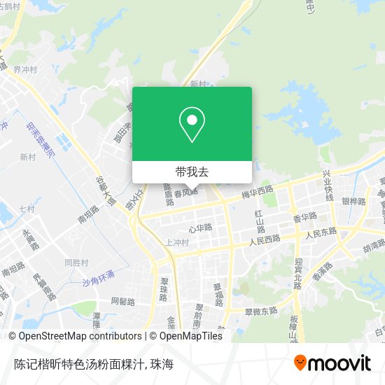 陈记楷昕特色汤粉面粿汁地图