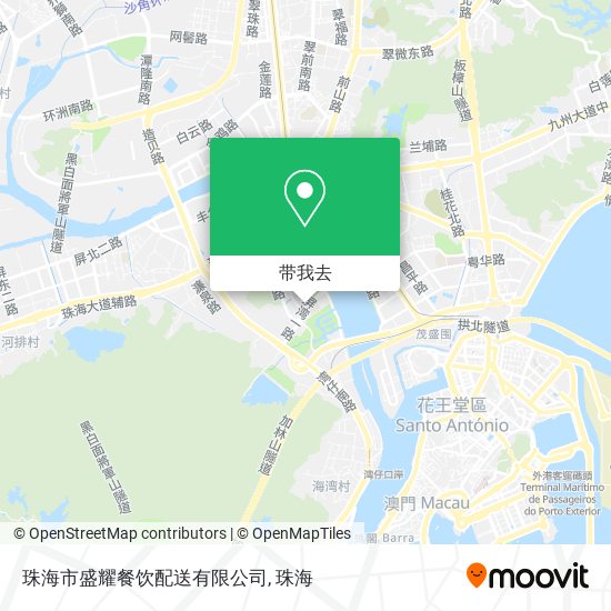 珠海市盛耀餐饮配送有限公司地图