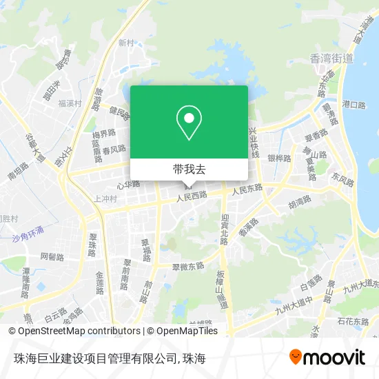 珠海巨业建设项目管理有限公司地图
