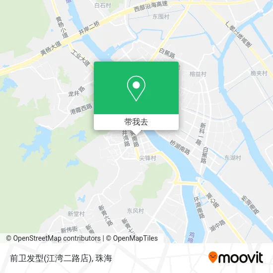 前卫发型(江湾二路店)地图