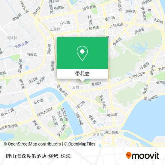 畔山海逸度假酒店-烧烤地图