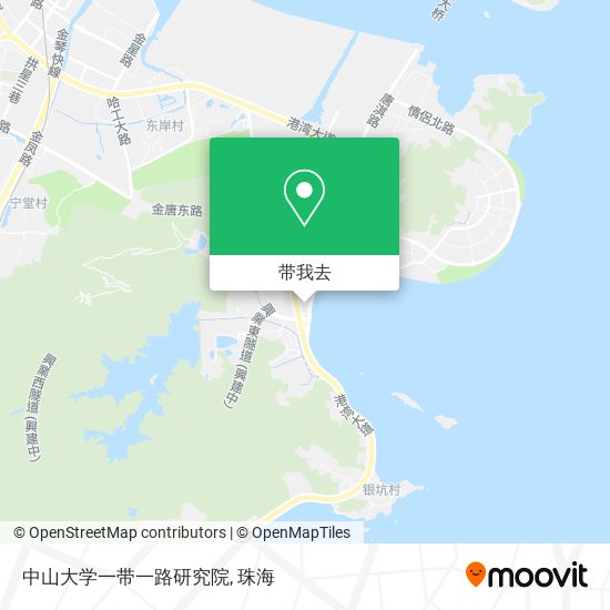 中山大学一带一路研究院地图