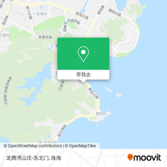 龙腾湾山庄-东北门地图