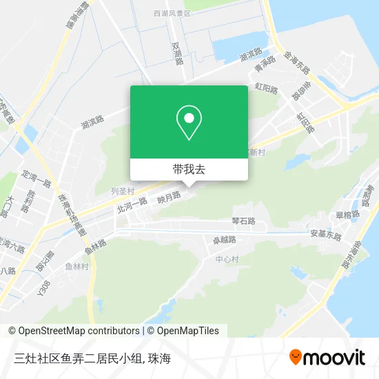 三灶社区鱼弄二居民小组地图