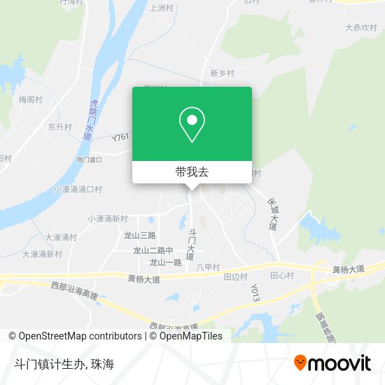 斗门镇计生办地图