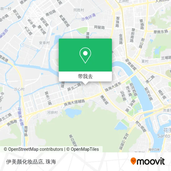 伊美颜化妆品店地图
