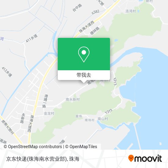 京东快递(珠海南水营业部)地图