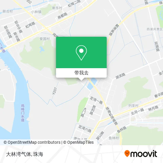 大林湾气体地图