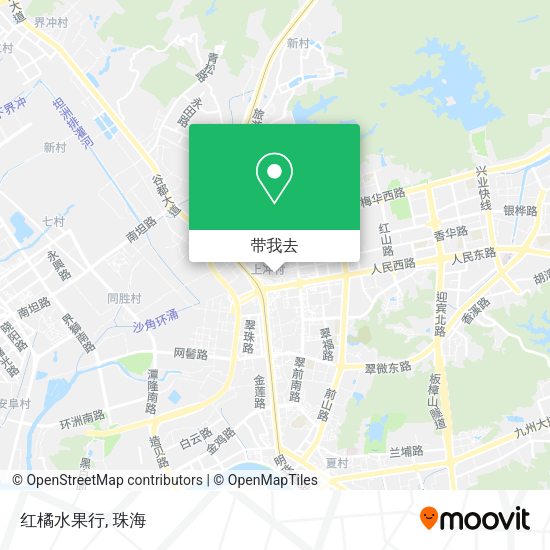 红橘水果行地图