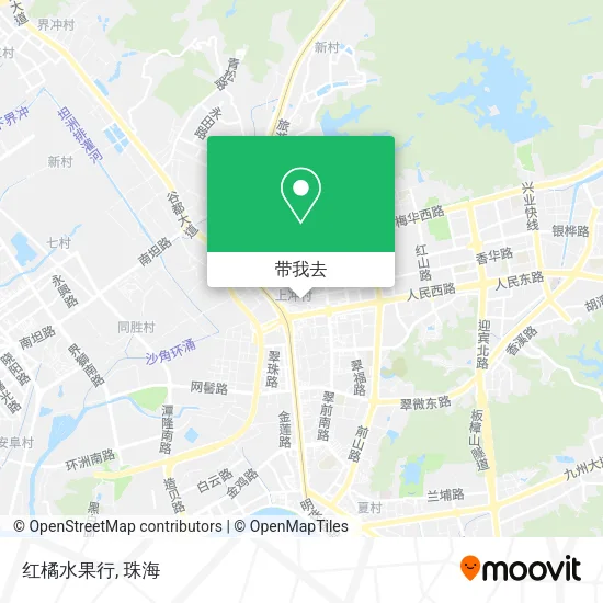 红橘水果行地图