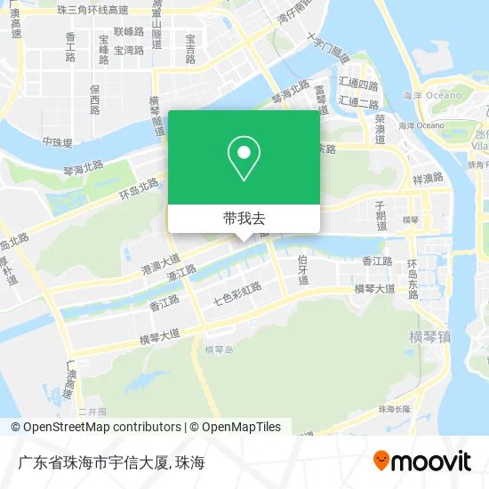 广东省珠海市宇信大厦地图