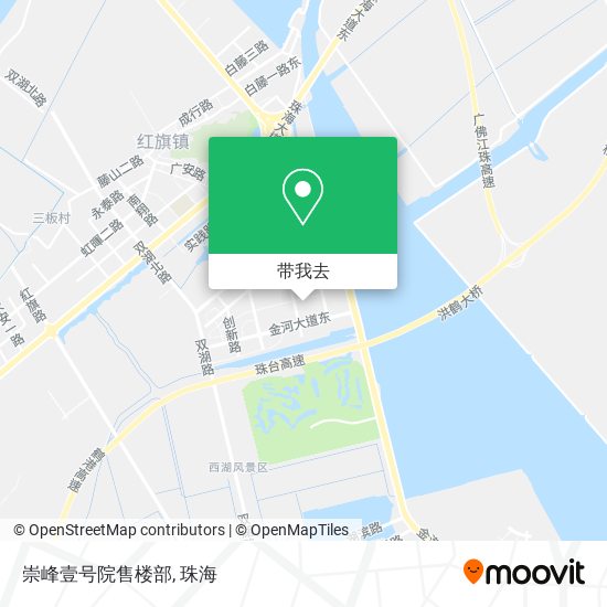 崇峰壹号院售楼部地图