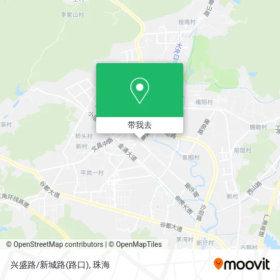 兴盛路/新城路(路口)地图