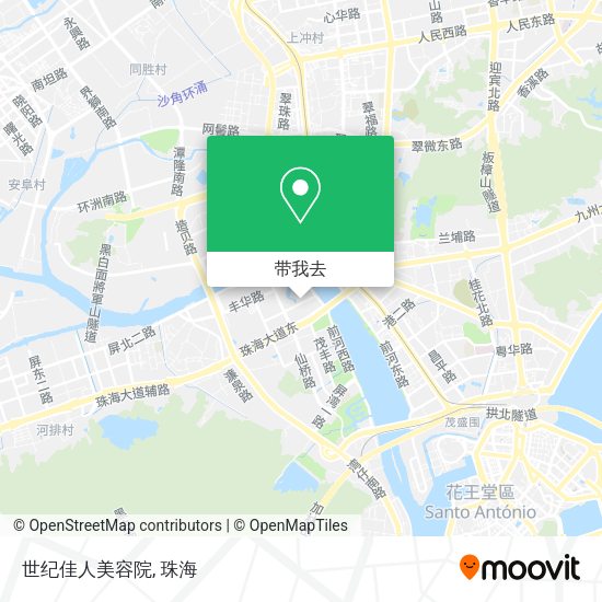 世纪佳人美容院地图