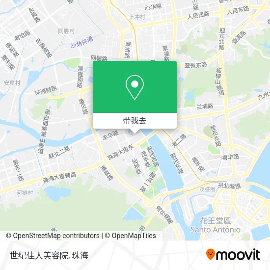 世纪佳人美容院地图