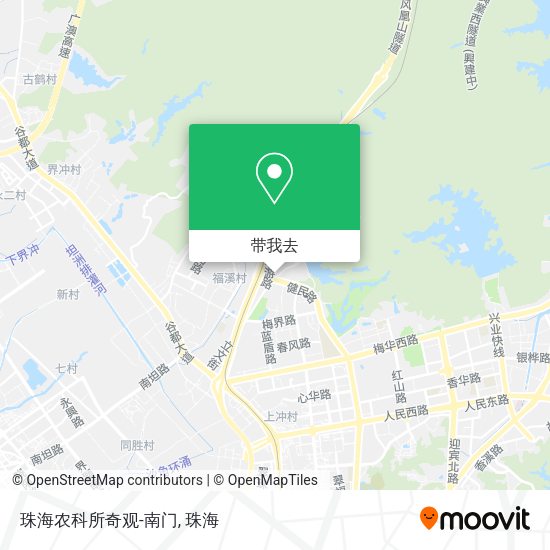 珠海农科所奇观-南门地图