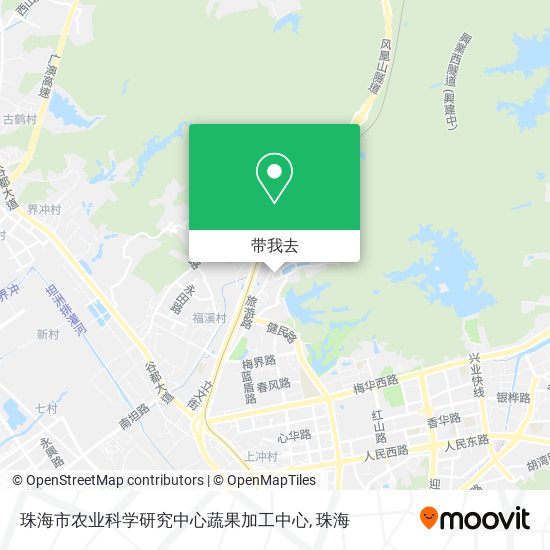 珠海市农业科学研究中心蔬果加工中心地图