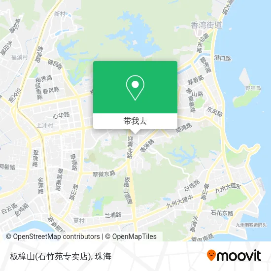 板樟山(石竹苑专卖店)地图