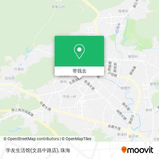 学友生活馆(文昌中路店)地图