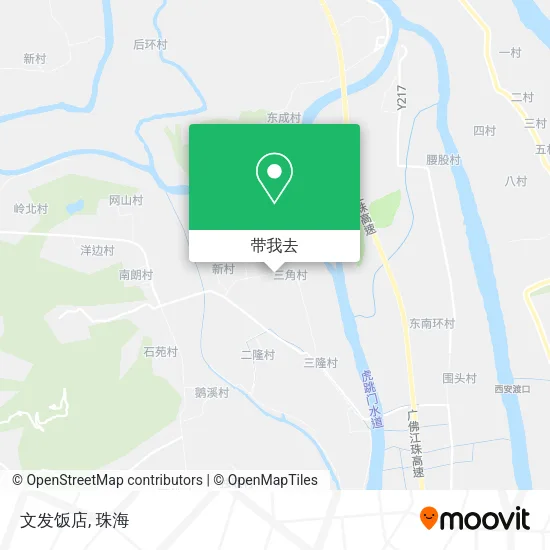 文发饭店地图