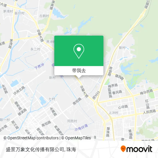 盛景万象文化传播有限公司地图