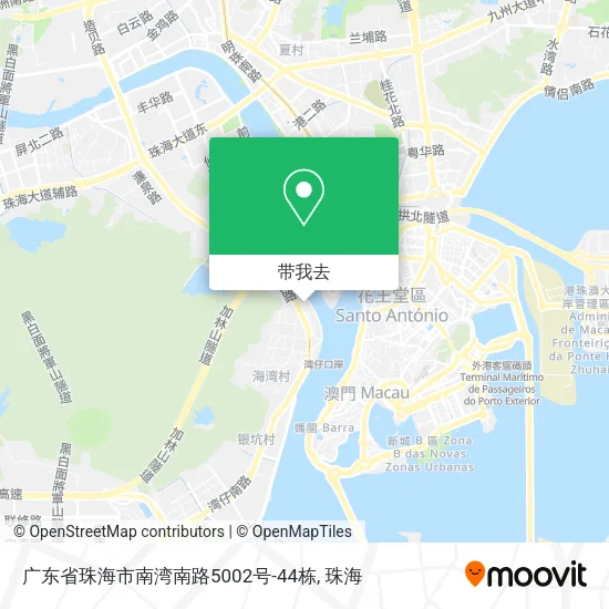 广东省珠海市南湾南路5002号-44栋地图