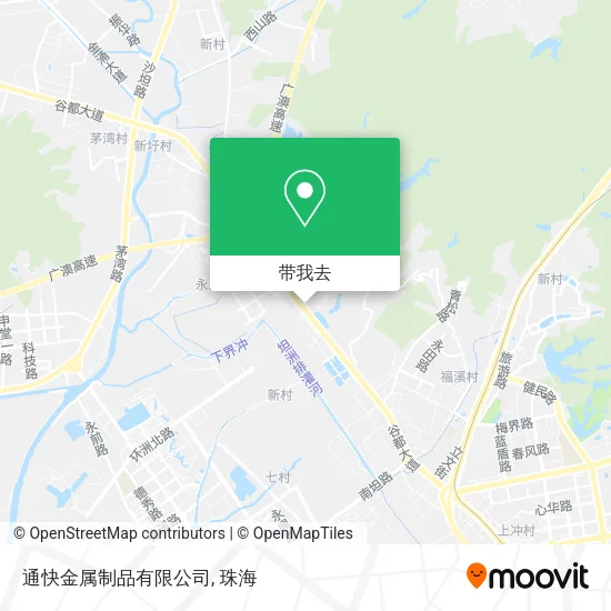 通快金属制品有限公司地图