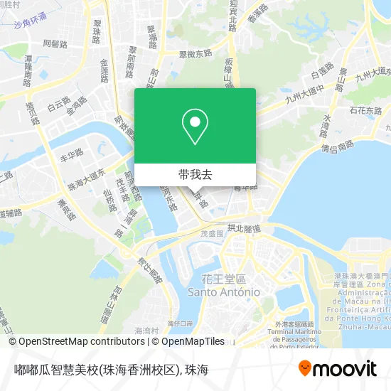 嘟嘟瓜智慧美校(珠海香洲校区)地图