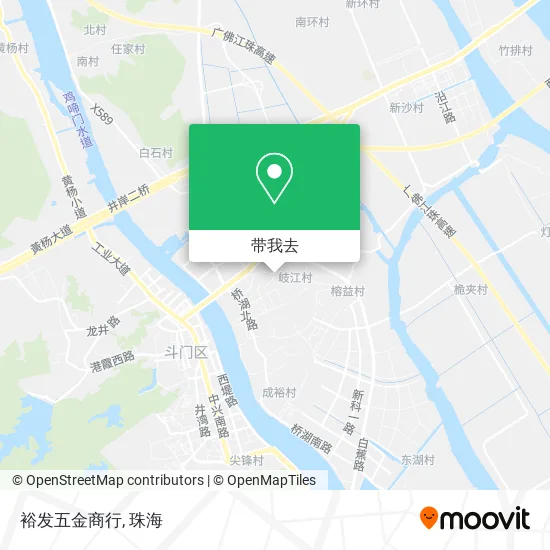 裕发五金商行地图