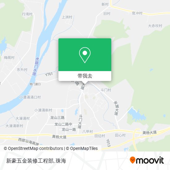 新豪五金装修工程部地图