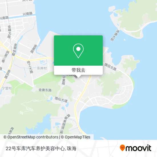 22号车库汽车养护美容中心地图