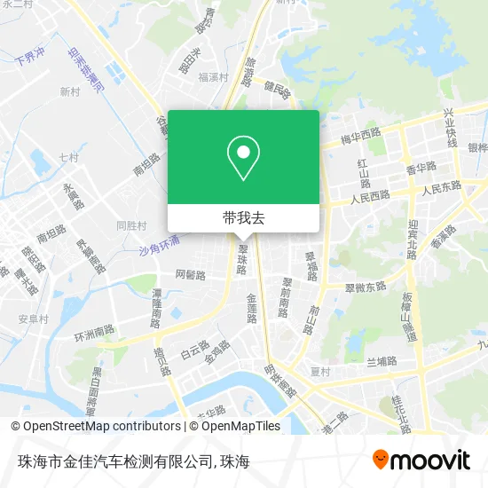 珠海市金佳汽车检测有限公司地图