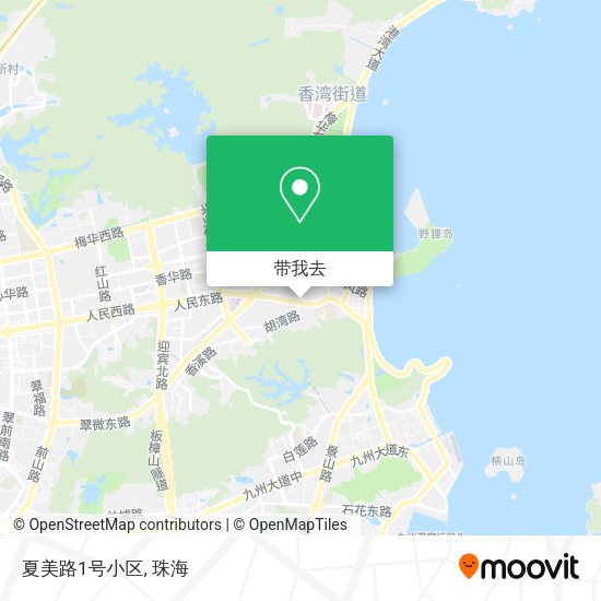 夏美路1号小区地图