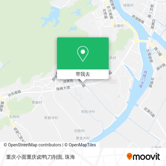 重庆小面重庆卤鸭刀削面地图