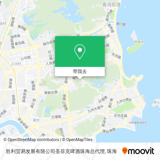 胜利贸易发展有限公司圣菲克啤酒珠海总代理地图